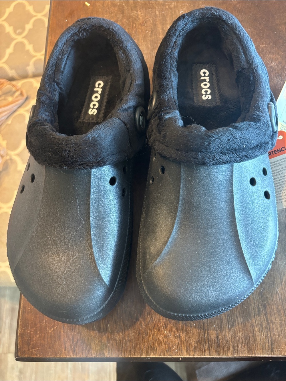 CROCS Kids Classic Lined Clog - Black